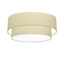 Plafon Duplo Cilíndrico Vivare Md-3024 Cúpula em Tecido 60x50cm - Bivolt