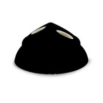 Plafon Duplo Preto Para Iluminação - Soquete 19262