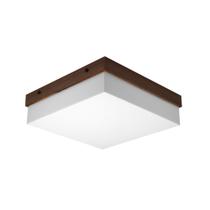 Plafon em Madeira e Acrílico 20X20cm 2X E27 - ADM - ADM286