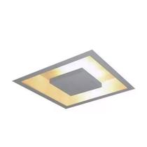 Plafon Embutir Luz Indireta 40cm Branco Text 4E27 - Rioprelustres - 3200/40 BR-TEXT Plafon Embutir Luz Indireta 40cm Branco Text 4E27 - Rioprelustres - 3200/40 BR-TEXT