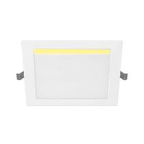 Plafon embutir Philips quadrado 6W amarela 3000K BV 12x12