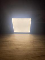 Plafon embutir quadrado 25w alum led painel 29cm - preto Plafon embutir quadrado 25w alum led painel 29cm - preto