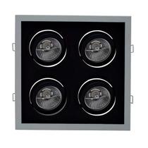 Plafon Embutir Quadruplo Direcionavel Para Quarto Sala Cozinha Banheiro Lavanderia Tensao Bivolt