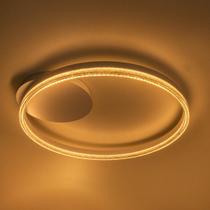 Plafon Emily Branco Anel Led Integrado 30w Ø60cm St1748