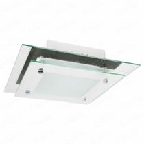 Plafon espelhado para 2 lâmpadas 32x32 Plafon espelhado para 2 lâmpadas 32x32