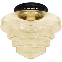 Plafon Fashion Retro Preto Drops Escada Boca 10 Âmbar