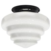 Plafon Fashion Retro Preto Drops Escada Boca 10 Leitoso Plafon Fashion Retro Preto Drops Escada Boca 10 Leitoso