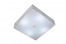 Plafon Fenda 32x32cm-4 luzes E27 (não inclusas)