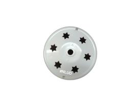 Plafon fixador do Globo Pera / Master p/ Ventilador de Teto - Branco