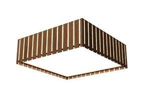 Plafon fox lustres p46 16x50x50cm madeira mdf e acrilico 4xe27 Plafon fox lustres p46 16x50x50cm madeira mdf e acrilico 4xe27