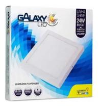 Plafon galaxy quadrado 24w 6500k 27,7cm (kit com 5 unidades)