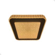 Plafon Gemini Acrílico Cristal Espelhado 28x28 12w Original