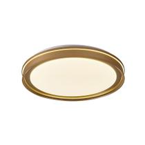 Plafon Glyner 90035 Led Dimerizável 50cm Dourado Fosco Bivolt Nordecor Iluminação Plafon Glyner 90035 Led Dimerizável 50cm Dourado Fosco Bivolt Nordecor Iluminação
