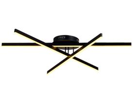Plafon Hasta Trio 1Mt Preto Fosco 2700K Plafon Hasta Trio 1Mt Preto Fosco 2700K