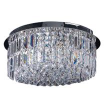 Plafon Iris Cristal Asfour Para Led 43 X 18 Cm