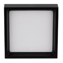 Plafon Led 18W Stella Sobrepor Deep 19cm Recuado Preto 3000K STH20903PTO/30 Plafon Led 18W Stella Sobrepor Deep 19cm Recuado Preto 3000K STH20903PTO/30