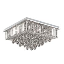 Plafon Led 36W 3000K a 6000K Branco Quente ao Branco Frio 2880 Lumens Cromado com Cristal Bivolt NITROLUX