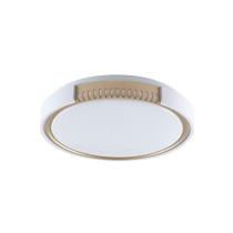 Plafon Led Blumenau Young Redondo De Sobrepor 24w Bivolt Branco - Dourado Plafon Led Blumenau Young Redondo De Sobrepor 24w Bivolt Branco - Dourado