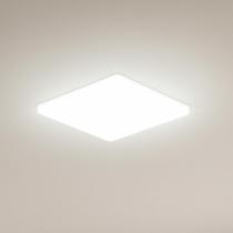 Plafon Led Borda Infinita 24W Quadrado Embutir 6500K Frio