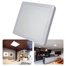 Plafon Led Branco Frio 6500K Potência 18W Redondo Para Embutir Painel Bivolt 60045