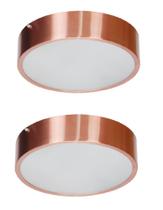 Plafon Led bulbo 2x e27 Sala Quarto Hiperlight CB