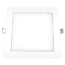 Plafon LED de Embutir Bivolt 12 Watts 4000K Quadrado - 03209B - OUROLUX