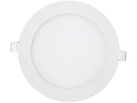 Plafon LED de Embutir Redondo 12W Kian - G2 Slim Branco