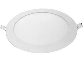 Plafon LED de Embutir Redondo 24W Avant - 841131376 Branco