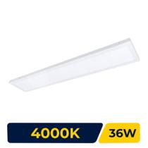Plafon LED de Sobrepor Evoled Retangular Slim 36W 4000K