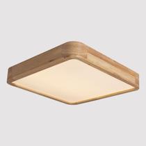 Plafon Led De Sobrepor Madeira 24w 3000k Wood