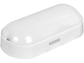 Plafon LED de Sobrepor Oval 12W Black+Decker - Tartaruga Eco Branco