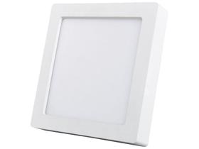 Plafon LED de Sobrepor Quadrado 12W - Black + Decker Slim Branco
