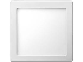 Plafon LED de Sobrepor Quadrado 18W Elgin - Downlight Branco - elgin distribui