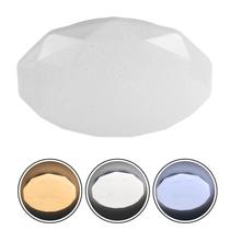 Plafon LED Diament Leitoso 14W Estrelado 3 Cores Bivolt para Quarto e Sala