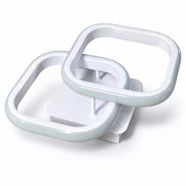 Plafon Led Duplo Quadrado 23cm Branco Iluminação Moderna E Sofisticada Lumiville 127/220v Plafon Led Duplo Quadrado 23cm Branco Iluminação Moderna E Sofisticada Lumiville 127/220v