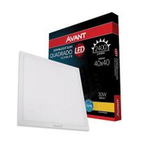 Plafon Led Embutir 30W 40X40 Branco Frio 6500K Avant