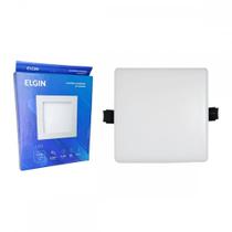 Plafon Led Embutir Elgin Quadrado 12W. 6500K. Bivolt