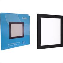 Plafon Led Embutir Elgin Quadrado 24W. 6500K. Bivolt Preto