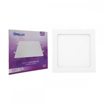 Plafon Led Embutir Opalux Quadrado 24W. 6500K. Bivolt Branco