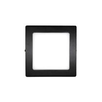 Plafon Led Embutir Quadrado Preto 12w Yamamura