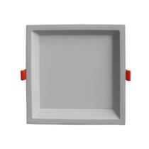 Plafon Led Embutir Recuado 12w 4000k Low Frame Bella DLD012N