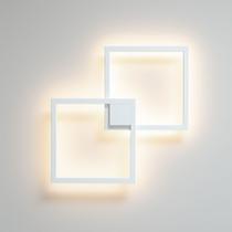 Plafon Led Fit 67,2w Branco Quente 3000k Quadrado 66,5x66,5cm Branco Bivolt New Line