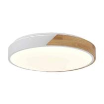 Plafon LED Ian Redondo 28cm 18W Bivolt TCC Ajustável - Branco Plafon LED Ian Redondo 28cm 18W Bivolt TCC Ajustável - Branco