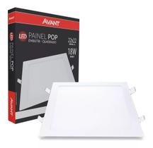 Plafon Led Luminaria Embutir Painel Teto 18w Avant Bivolt 110V/220V