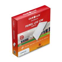 Plafon led quad embutir 12w 6500k - ourolux Plafon led quad embutir 12w 6500k - ourolux