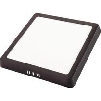 Plafon LED Quadrado de Sobrepor 24 W 6500 K Luz Branca Tramontina - Preto Plafon LED Quadrado de Sobrepor 24 W 6500 K Luz Branca Tramontina - Preto