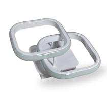 Plafon LED Quadrado Duplo Moderno de Teto para Sala, Quarto e Cozinha LUMIVILLE