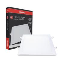 Plafon Led Quadrado Embutir 17X17 Painel 12W 4000K Avant Plafon Led Quadrado Embutir 17X17 Painel 12W 4000K Avant