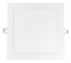 Plafon Led Quadrado Embutir 18w Branco Quente Bivolt