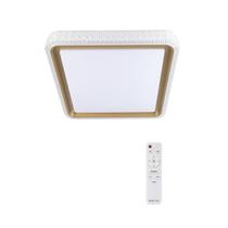 Plafon Led Quadrado Kenle 50cm Com Controle Remoto Nordecor